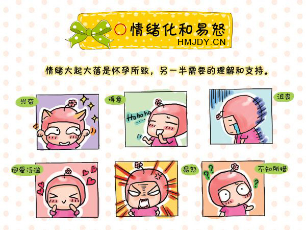 怀孕初期的症状：情绪不稳定